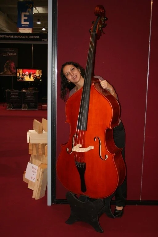 A cello by Gregorio Martini at the exhibition